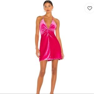 Pink mini dress